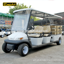 Tipo elétrico do combustível 48V 4 pessoas Seaters com o carro de golfe funcional da carga para a venda